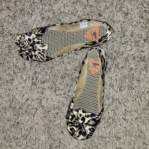 Rocketdog leopard print flats